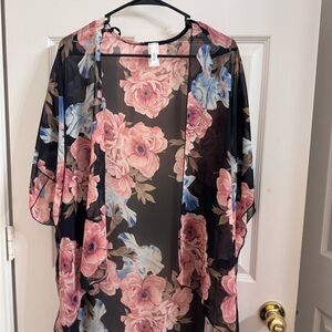 Floral Sheer Kimono